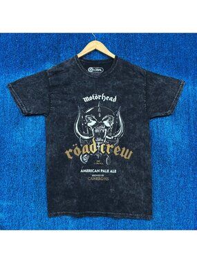 Motörhead “Roadcrew American Pale Ale” Mineral Wash Graphic T-Shirt Size Medium